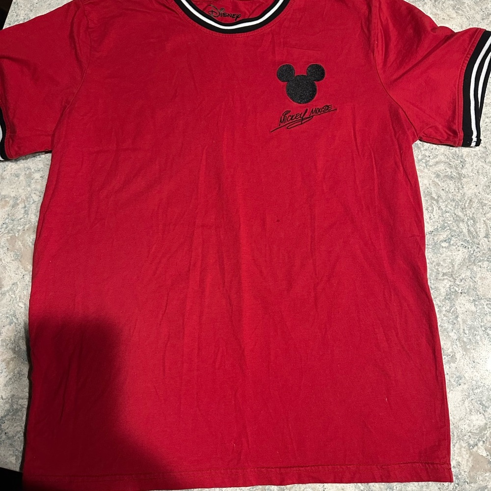 Disney Red shirt with Mickey Mouse Logo